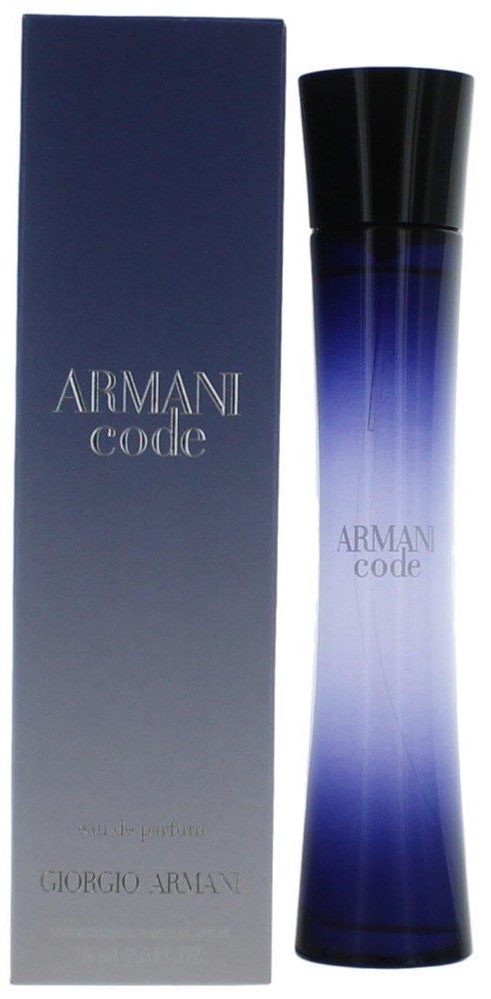 Caja y botella de Armani Code