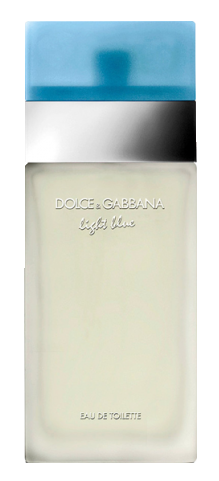 Botella con tapa azul de Dolce & Gabbana Light Blue