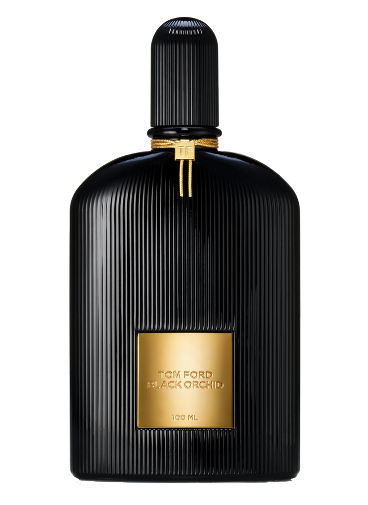 Botella negra de Black Orchid de Tom Ford