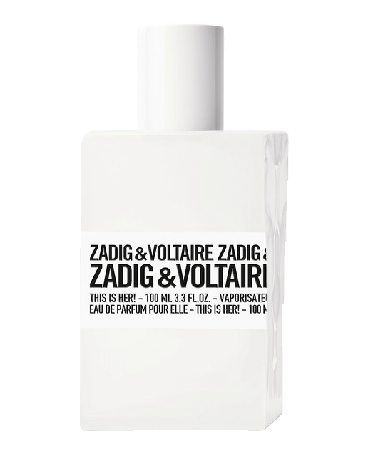 Botella blanca de This is Her de Zadig & Voltaire.
